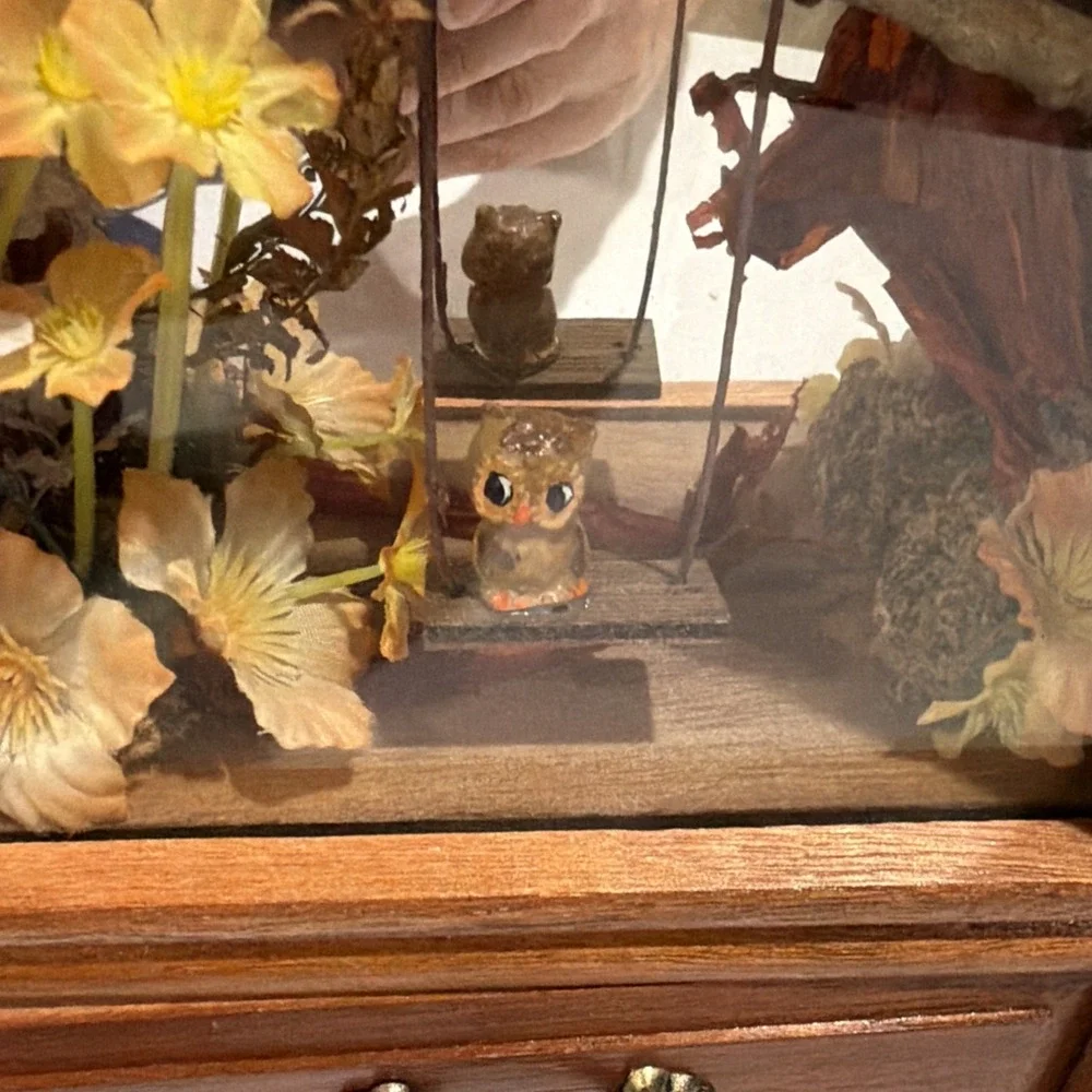 Vtg Mockinghill Bird Music Jewelry Box. 10.5